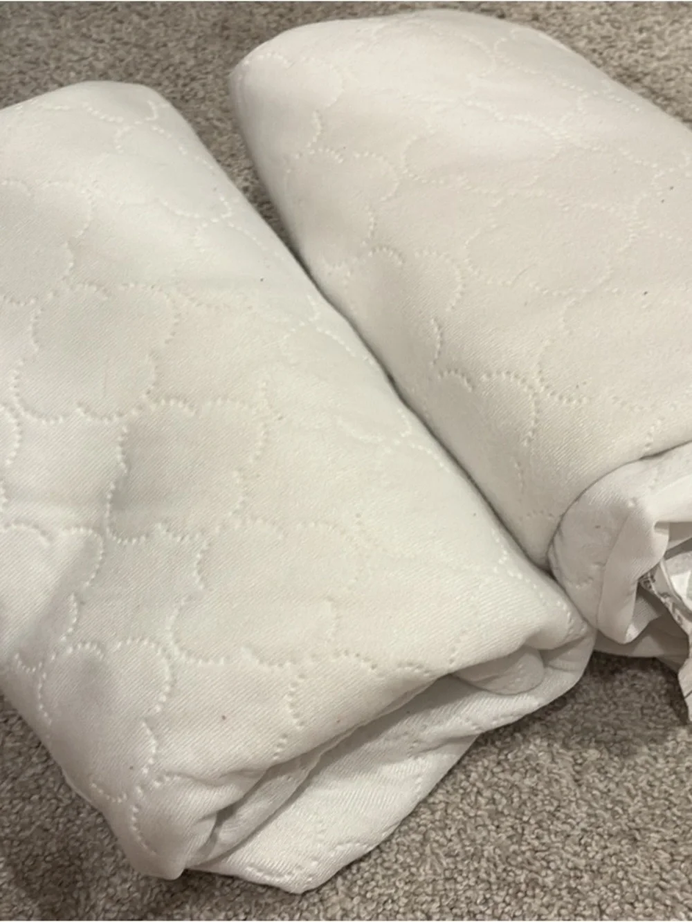 Sealy Waterproof Fitted Crib Mattress Pad - White (2-Pack)